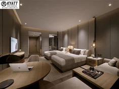 مبلمان اتاق خواب هتل یک تخته